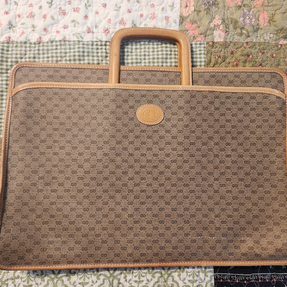 Vintage Gucci Portfolio/ Briefcase